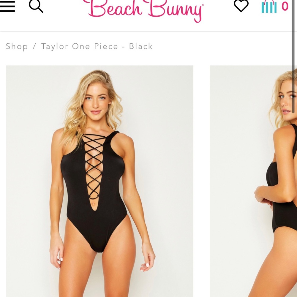 Beach bunny one piece -only worn 2x